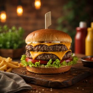 Gourmet Double Burger