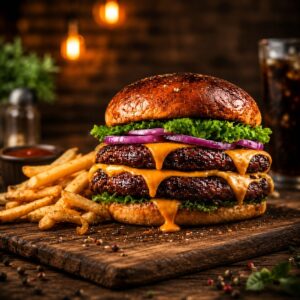 Peri Peri Chicken Burger (Double)